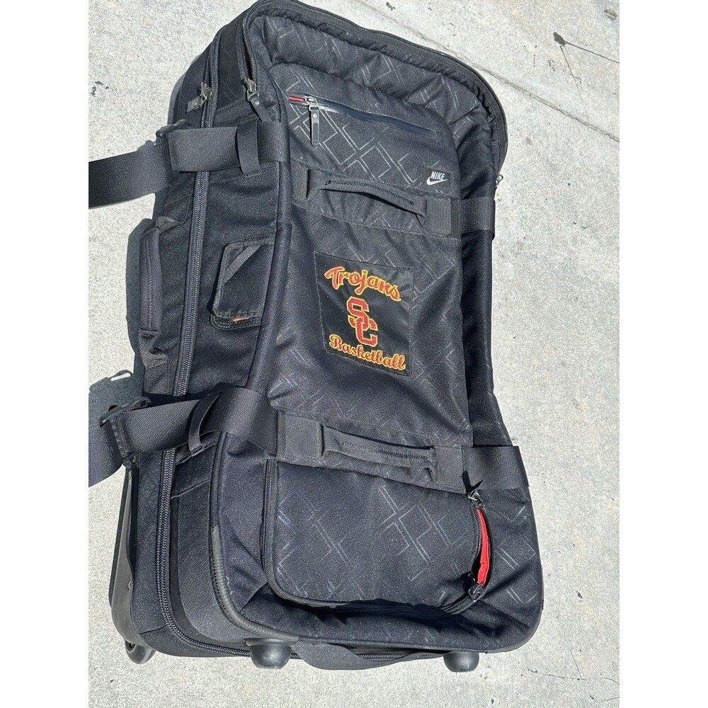 Nike FIFTYONE49 Team Issued USC Basketball Cabin Roller 2 Wheeled Luggage
